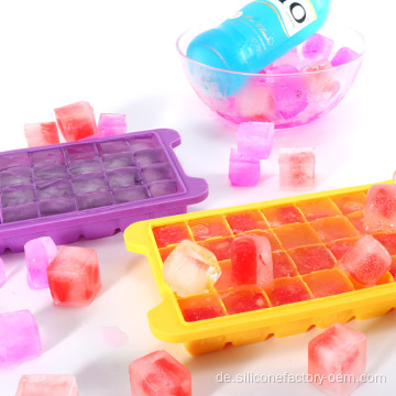 24 kleine Eiswürfel -Silikonschalen Formen